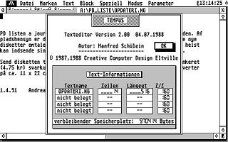 ST-OP Velkommen Disk atari screenshot